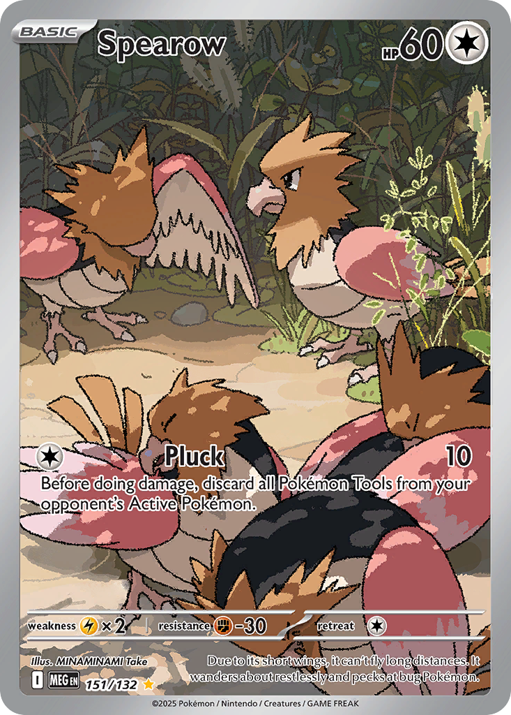Spearow - 151/132 - Mega Evolution ME1 - Illustration Rare