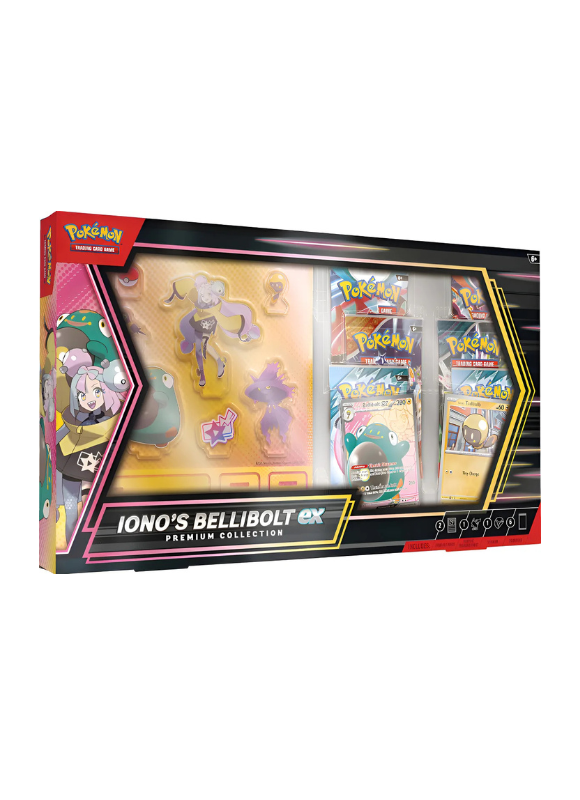 Pokemon TCG: Iono’s Bellibolt EX Premium Collection INGLES (Scarlet & Violet)