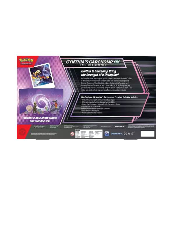 Pokemon TCG: Cynthia's Garchomp EX Premium Collection INGLES (Scarlet & Violet)