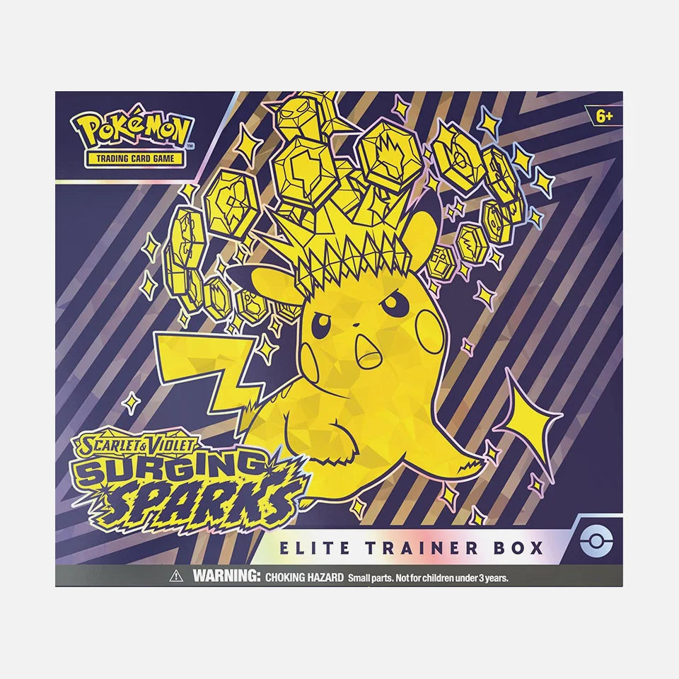 Pokemon TCG: Surging Sparks - Elite Trainer Box INGLES (Scarlet & Violet)