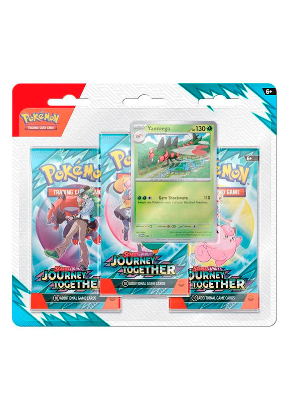 Pokemon TCG: Journey Together - 3 Booster Blister INGLES (Scarlet & Violet)