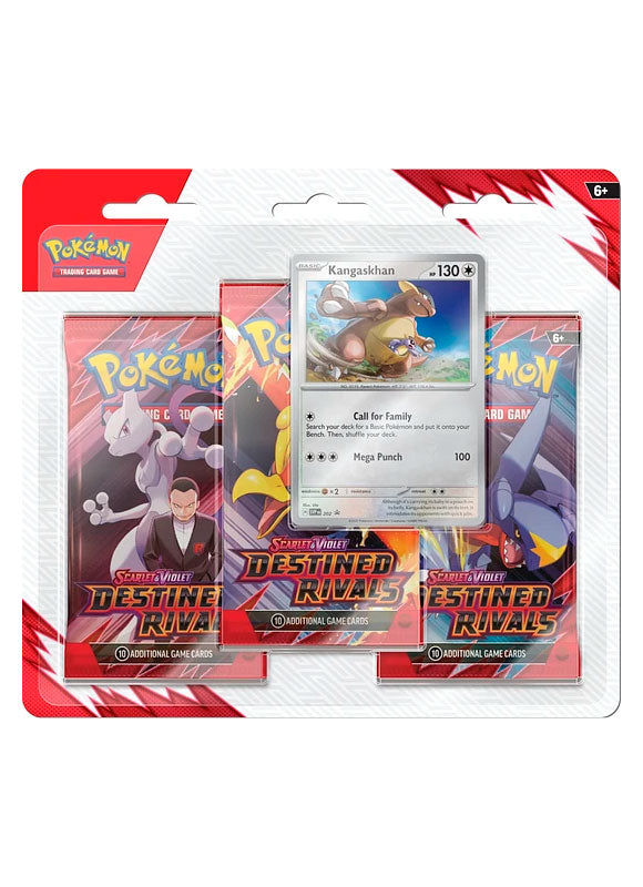 Pokemon TCG: Destined Rivals - 3 Booster Blister INGLES (Scarlet & Violet)