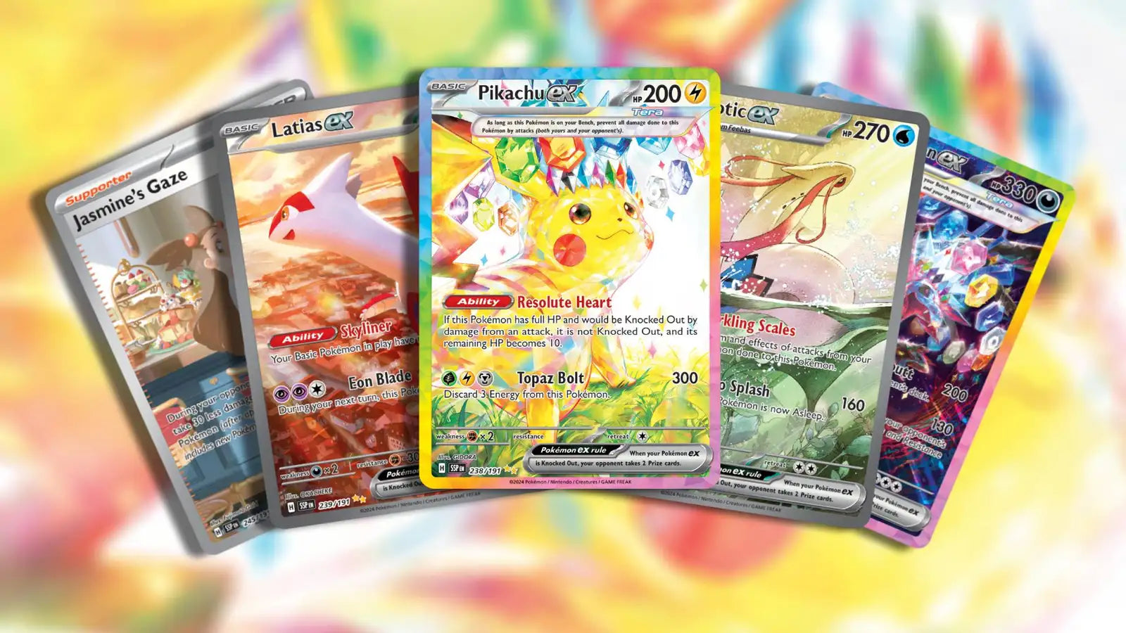 Pokémon TCG: Pikachu ex de Surging Sparks se dispara en popularidad y precio