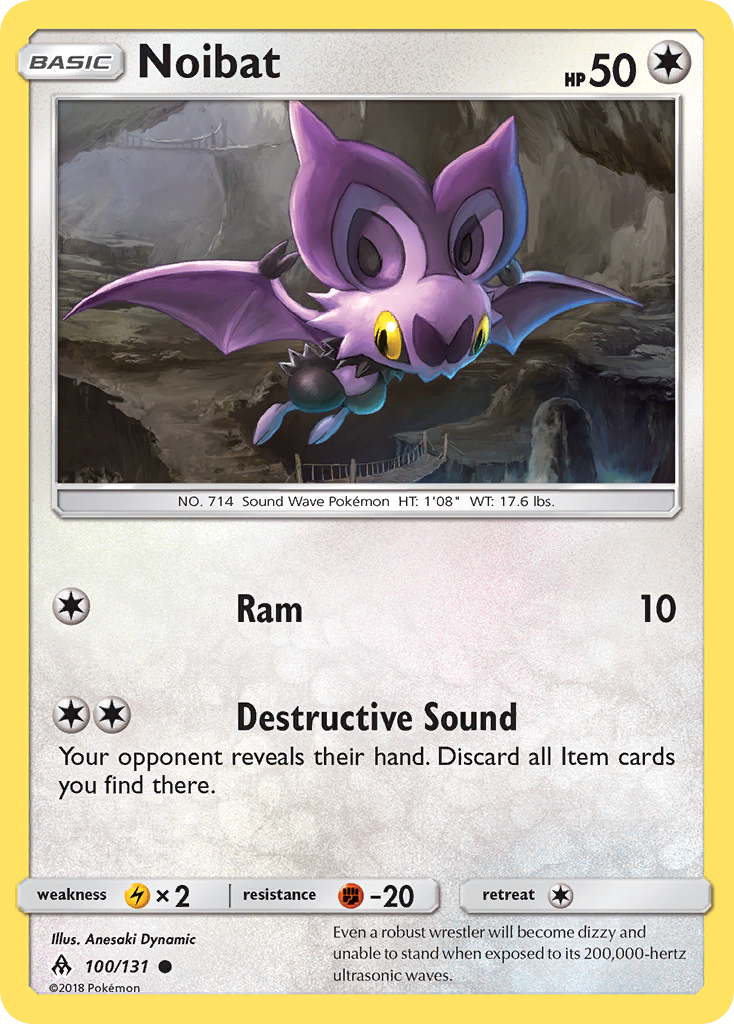 Noibat - 100/131 - Forbidden Light SM6 - Common