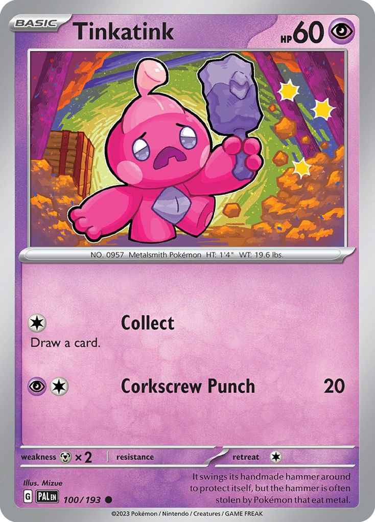 Tinkatink - 100/193 - Paldea Evolved SV2 - Common