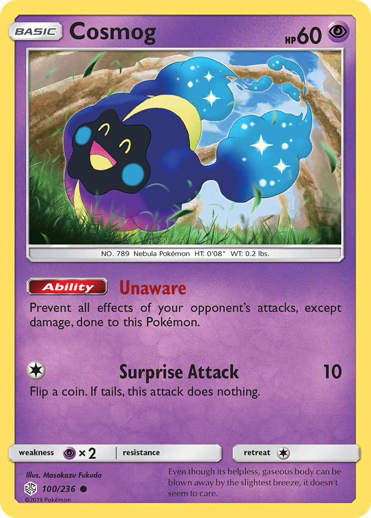 Cosmog - 100/236 - Cosmic Eclipse SM12 - Common