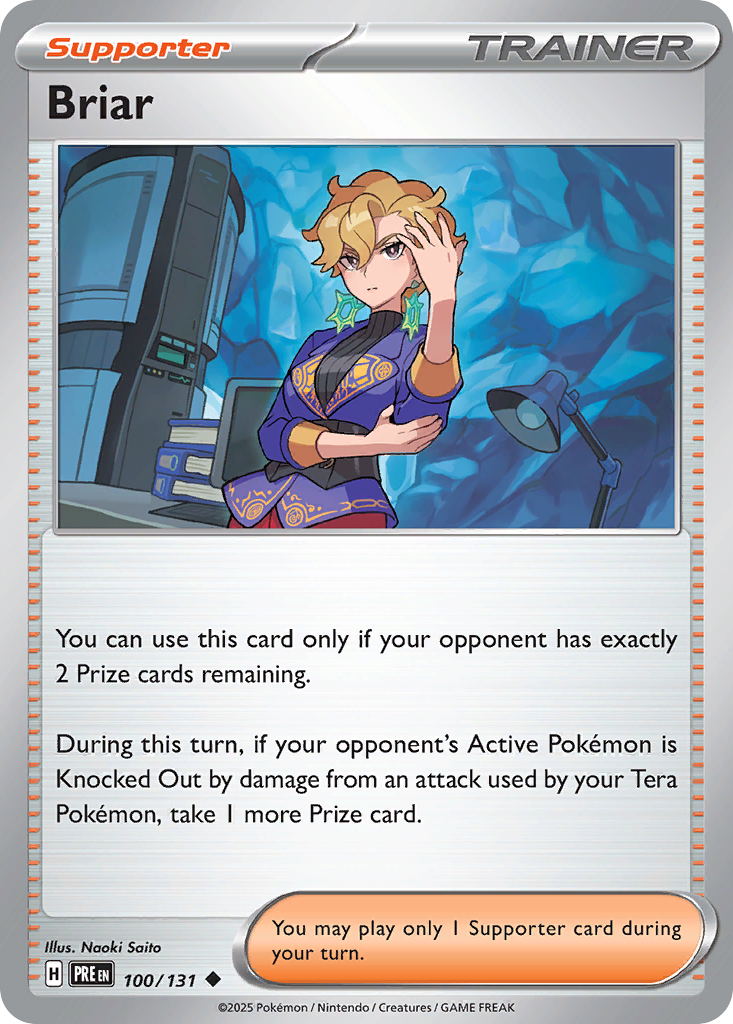 Carta Pokémon Briar de Prismatic Evolutions #100