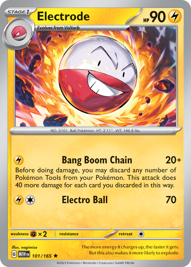 Electrode - 101/165 - 151 SV3PT5 - Rare