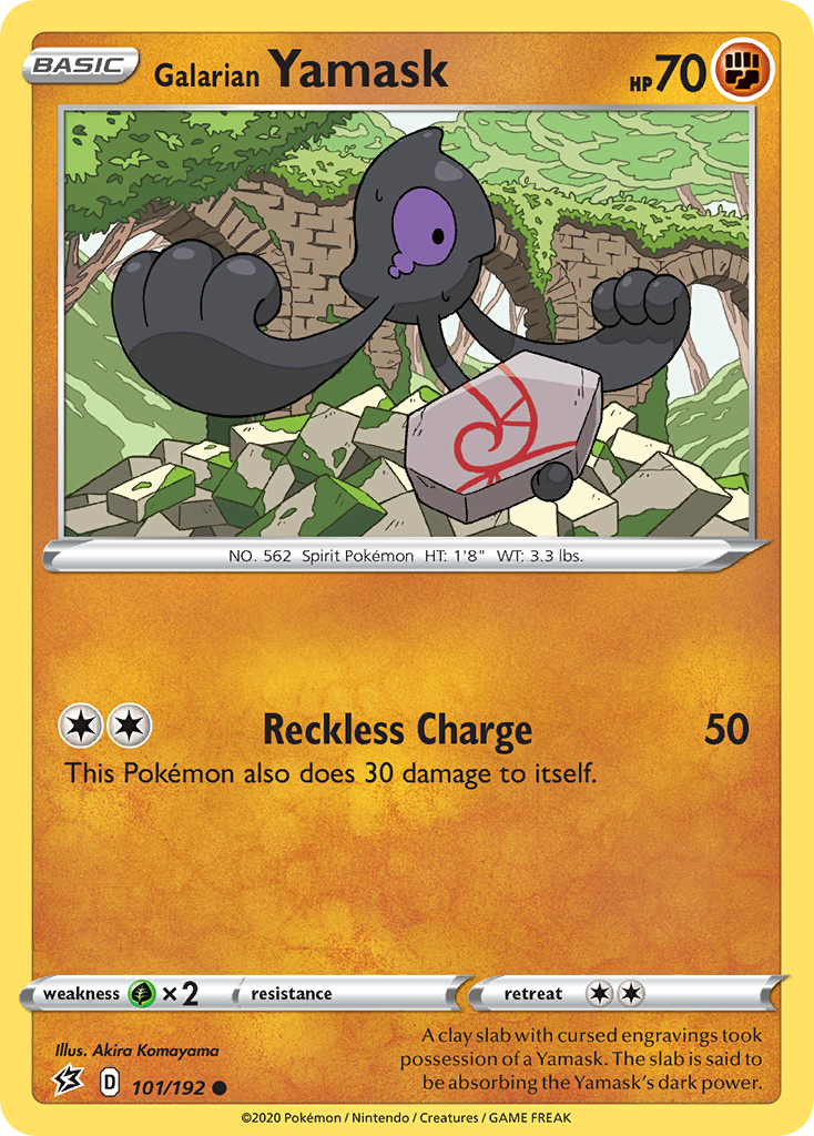 Galarian Yamask - 101/192 - Rebel Clash SWSH2 - Common