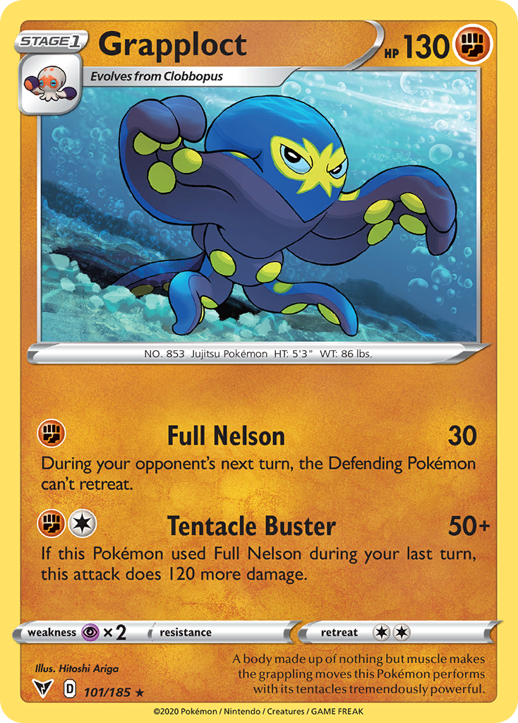 Grapploct - 101/185 - Vivid Voltage SWSH4 - Rare