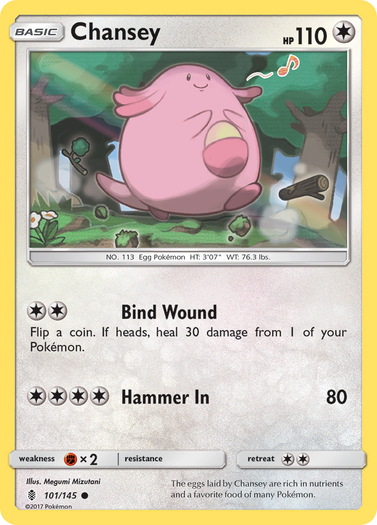 Chansey - 101/145 - Guardians Rising SM2 - Common