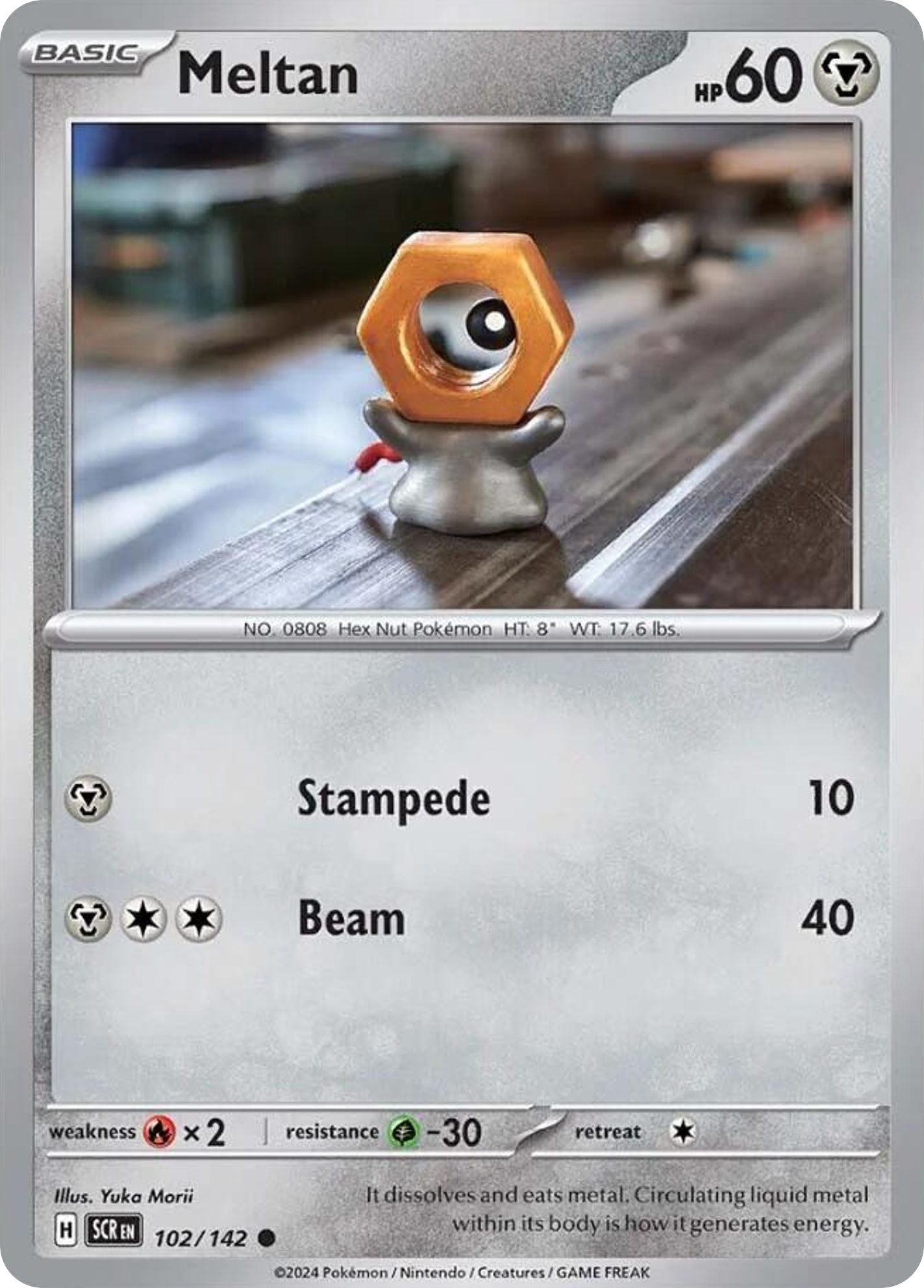 Meltan - 102/142 - Stellar Crown SV7 - Common
