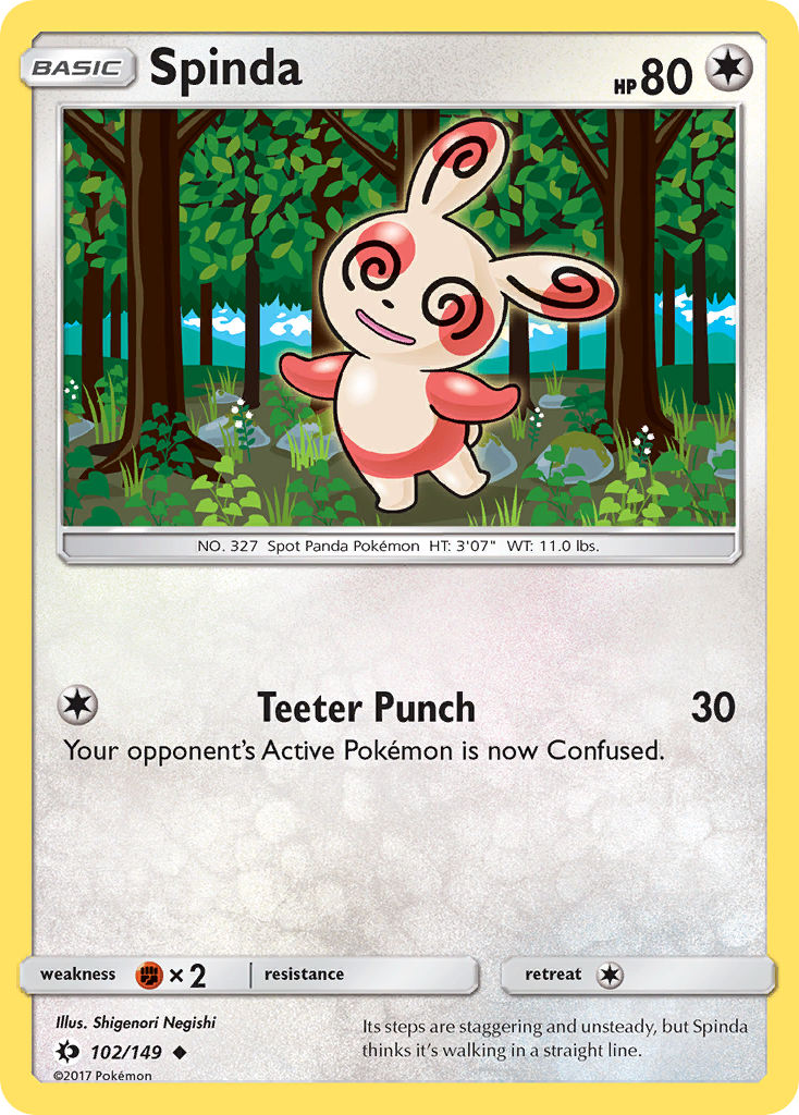 Spinda - 102/149 - Sun & Moon SM1 - Uncommon