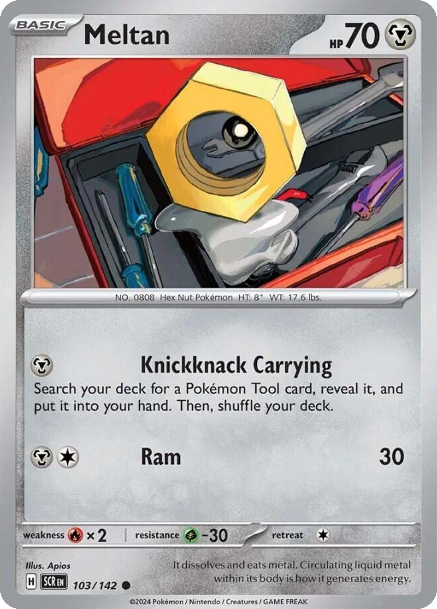 Meltan - 103/142 - Stellar Crown SV7 - Common
