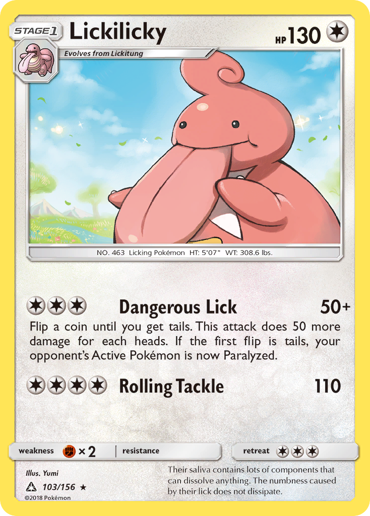 Lickilicky - 103/156 - Ultra Prism SM5 - Rare