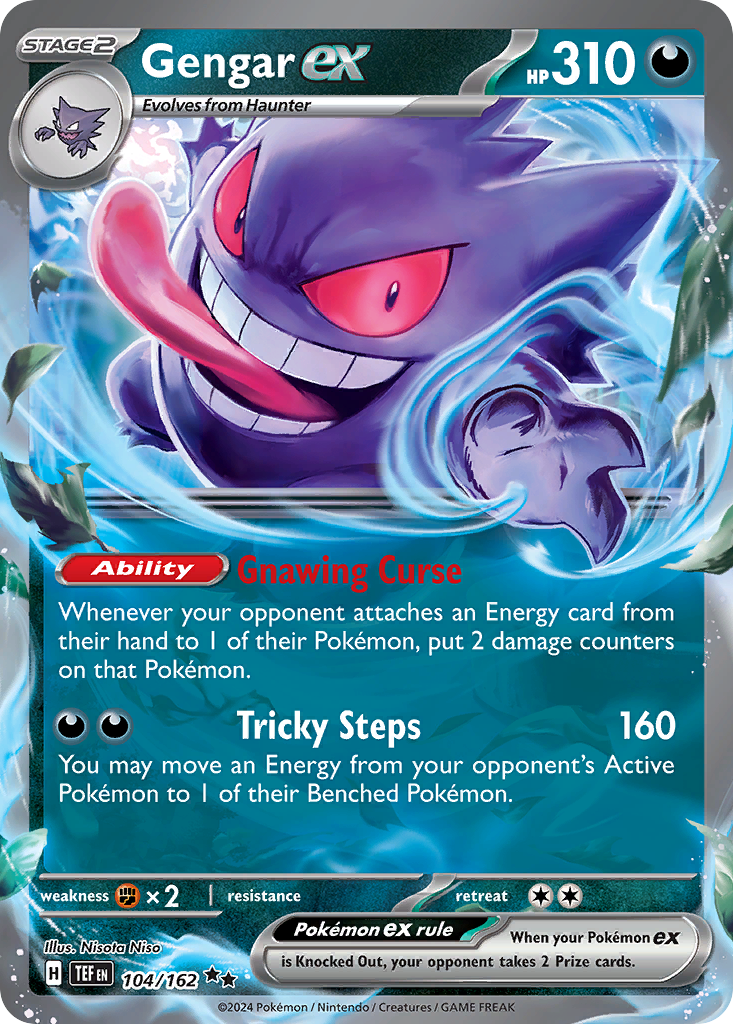 Gengar ex - 104/162 - Temporal Forces SV5 - Double Rare