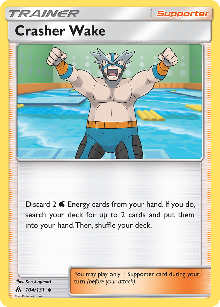 Crasher Wake - 104/131 - Forbidden Light SM6 - Uncommon