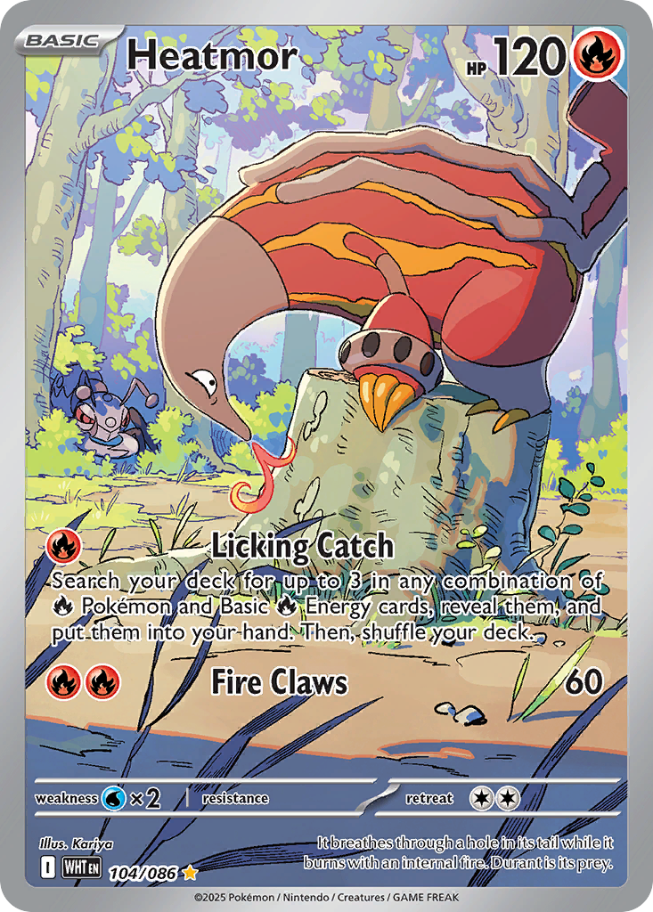 Heatmor - 104/86 - White Flare RSV10PT5 - Illustration Rare