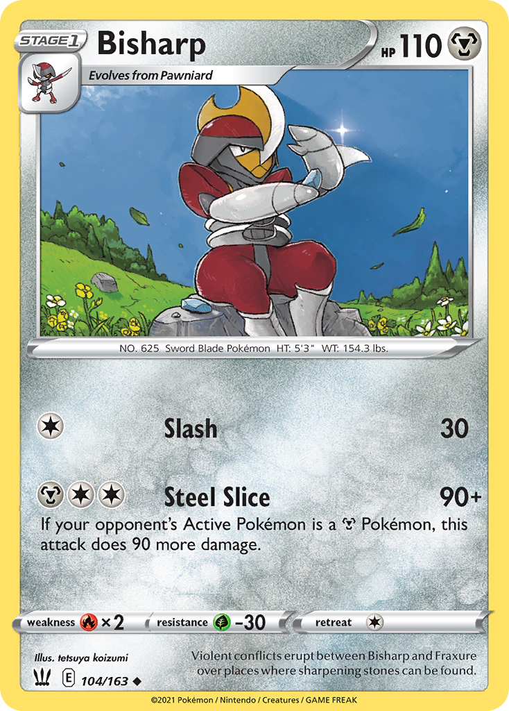 Bisharp - 104/163 - Battle Styles SWSH5 - Uncommon
