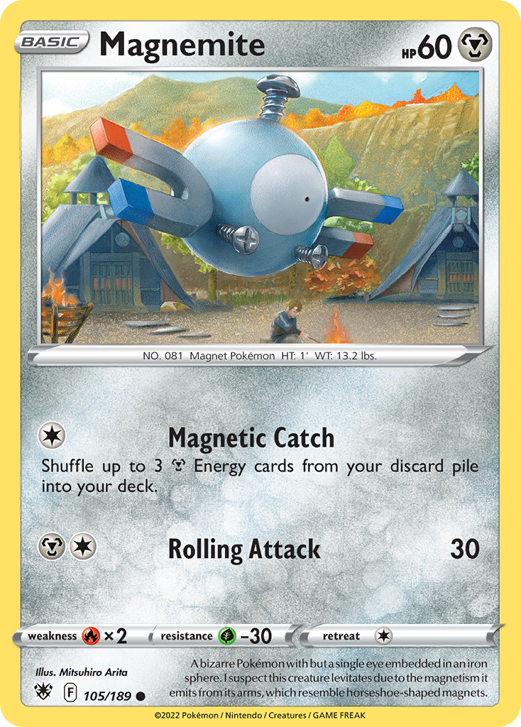 Magnemite - 105/189 - Astral Radiance SWSH10 - Common