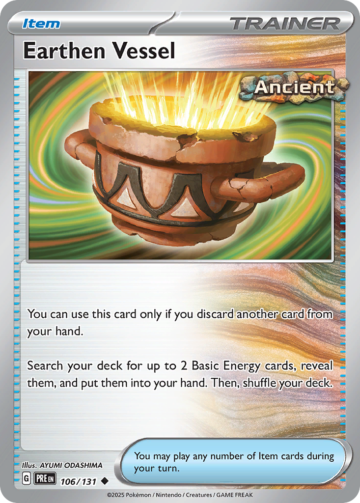 Earthen Vessel - 106/131 - Prismatic Evolutions SV8PT5 - Uncommon