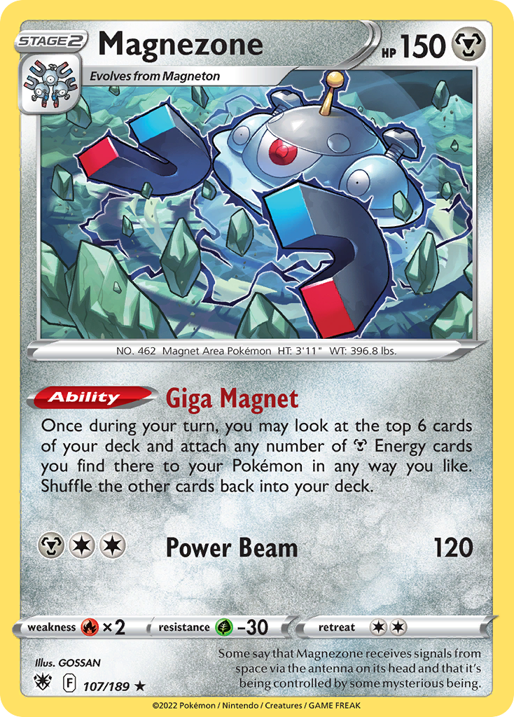 Magnezone - 107/189 - Astral Radiance SWSH10 - Rare Holo