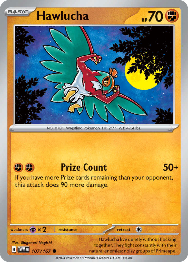 Hawlucha - 107/167 - Twilight Masquerade SV6 - Common