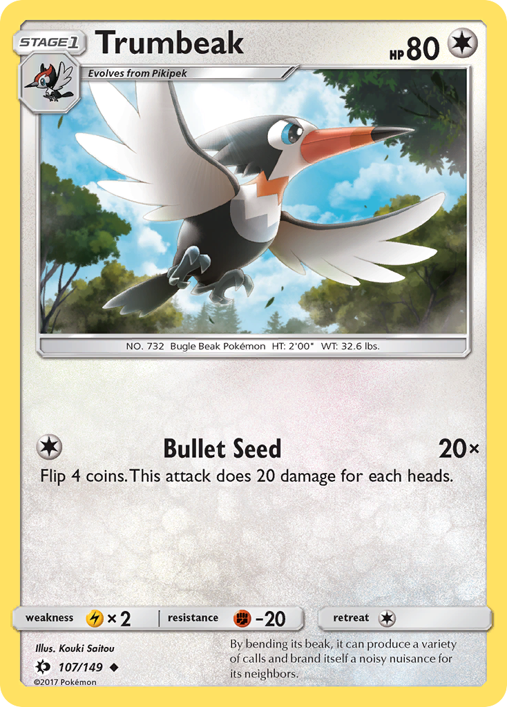 Trumbeak - 107/149 - Sun & Moon SM1 - Uncommon