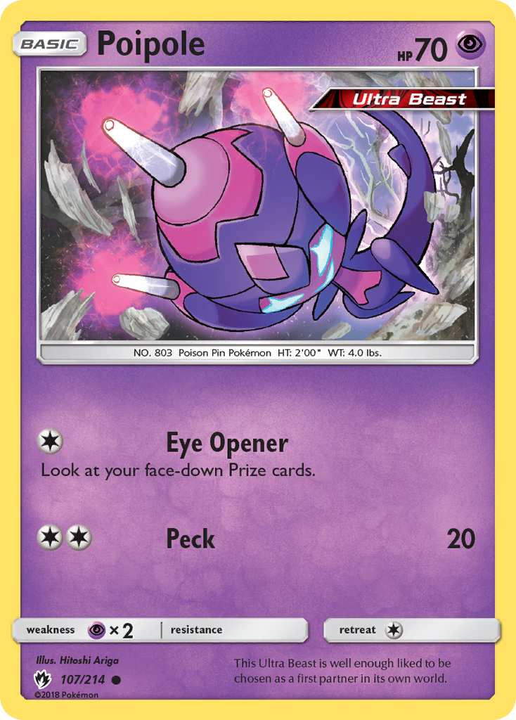 Poipole - 107/214 - Lost Thunder SM8 - Common