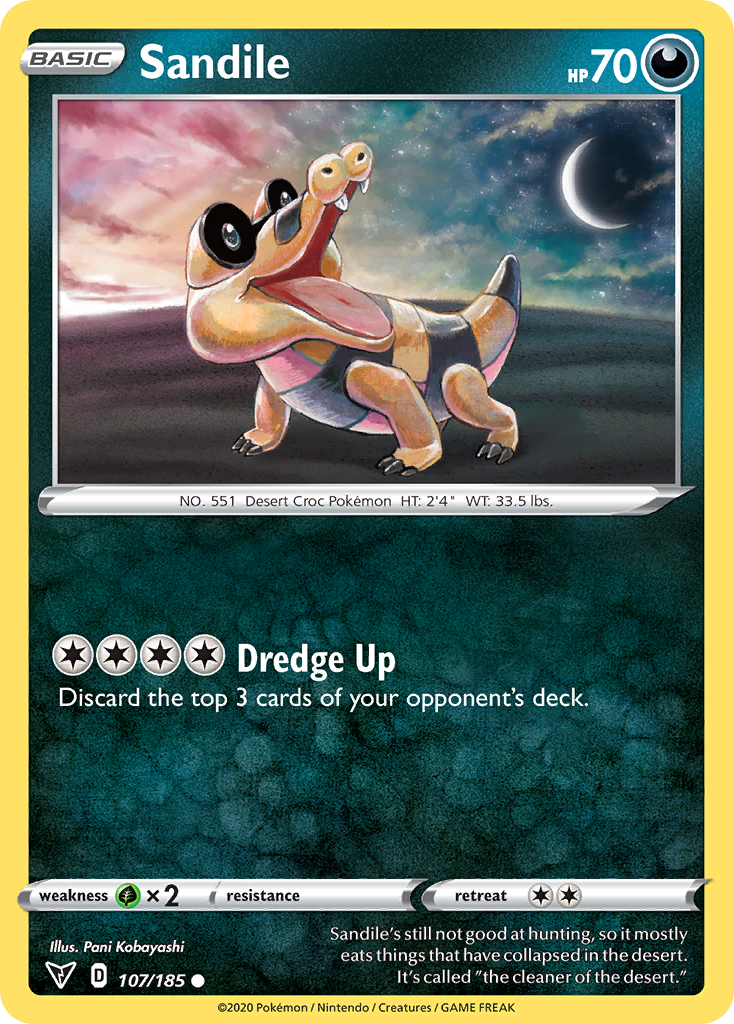 Sandile - 107/185 - Vivid Voltage SWSH4 - Common
