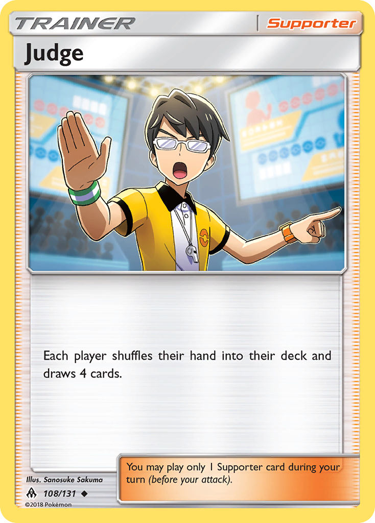 Judge - 108/131 - Forbidden Light SM6 - Uncommon