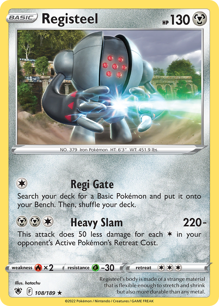 Registeel - 108/189 - Astral Radiance SWSH10 - Rare