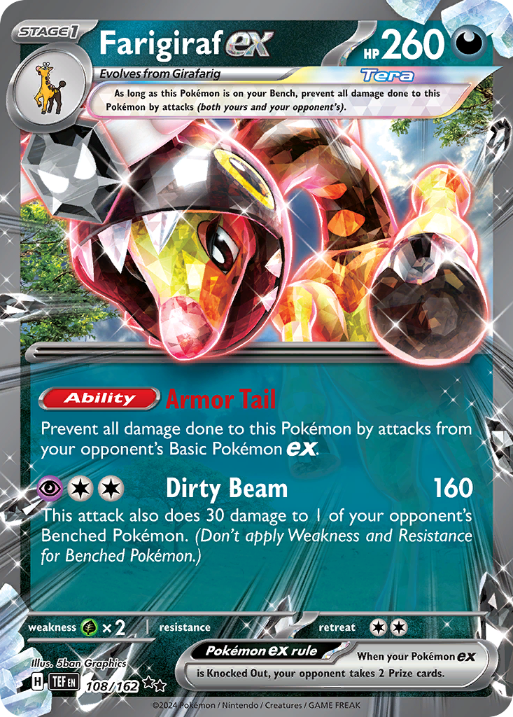 Farigiraf ex - 108/162 - Temporal Forces SV5 - Double Rare