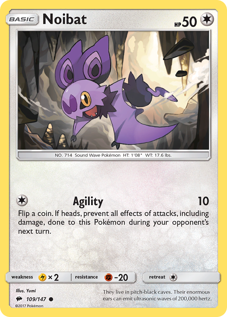 Noibat - 109/147 - Burning Shadows SM3 - Common