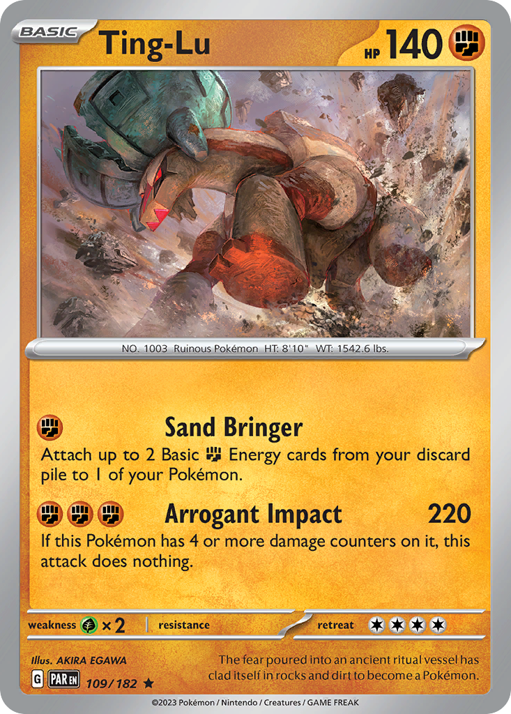 Ting-Lu - 109/182 - Paradox Rift SV4 - Rare