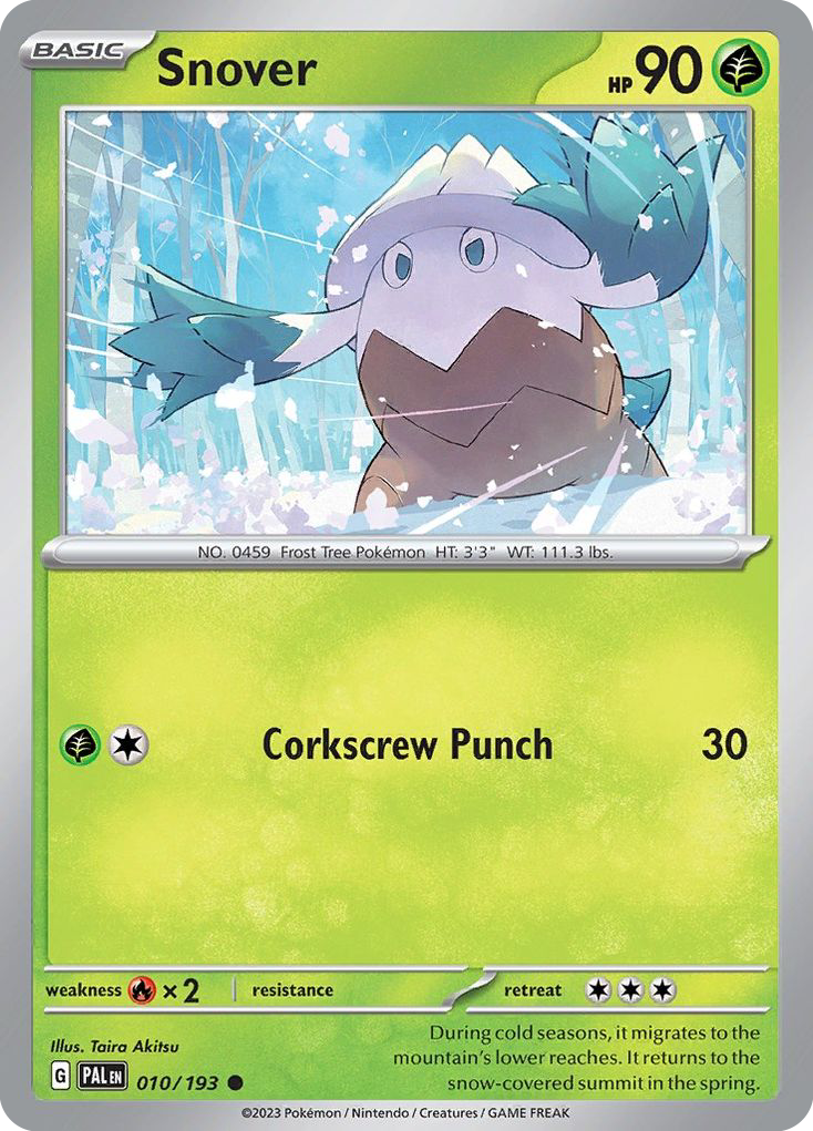 Snover - 10/193 - Paldea Evolved SV2 - Common