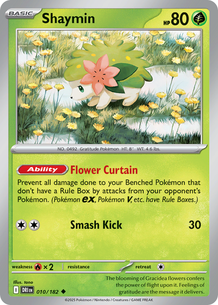Shaymin - 10/182 - Destined Rivals SV10 - Uncommon