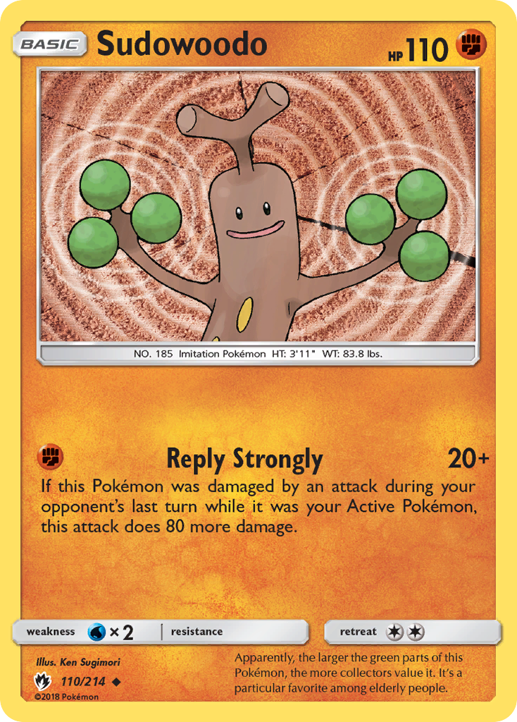Sudowoodo - 110/214 - Lost Thunder SM8 - Uncommon