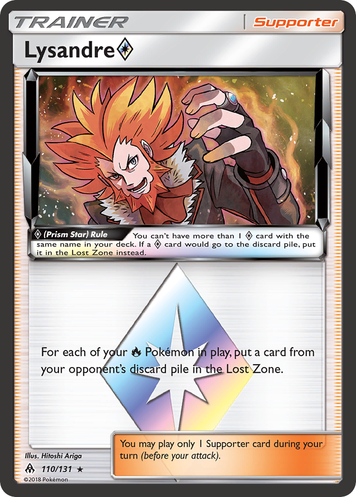 Lysandre ◇ - 110/131 - Forbidden Light SM6 - Rare Prism Star