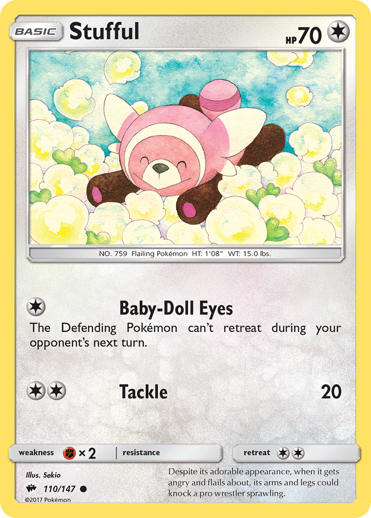 Stufful - 110/147 - Burning Shadows SM3 - Common