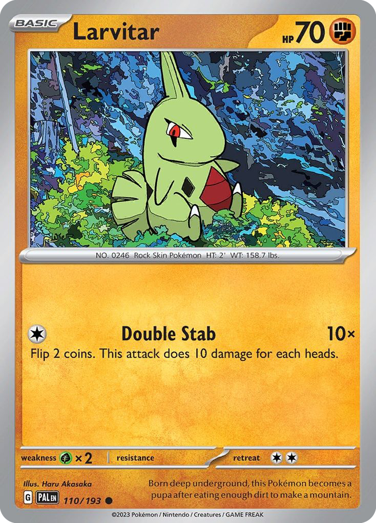Larvitar - 110/193 - Paldea Evolved SV2 - Common