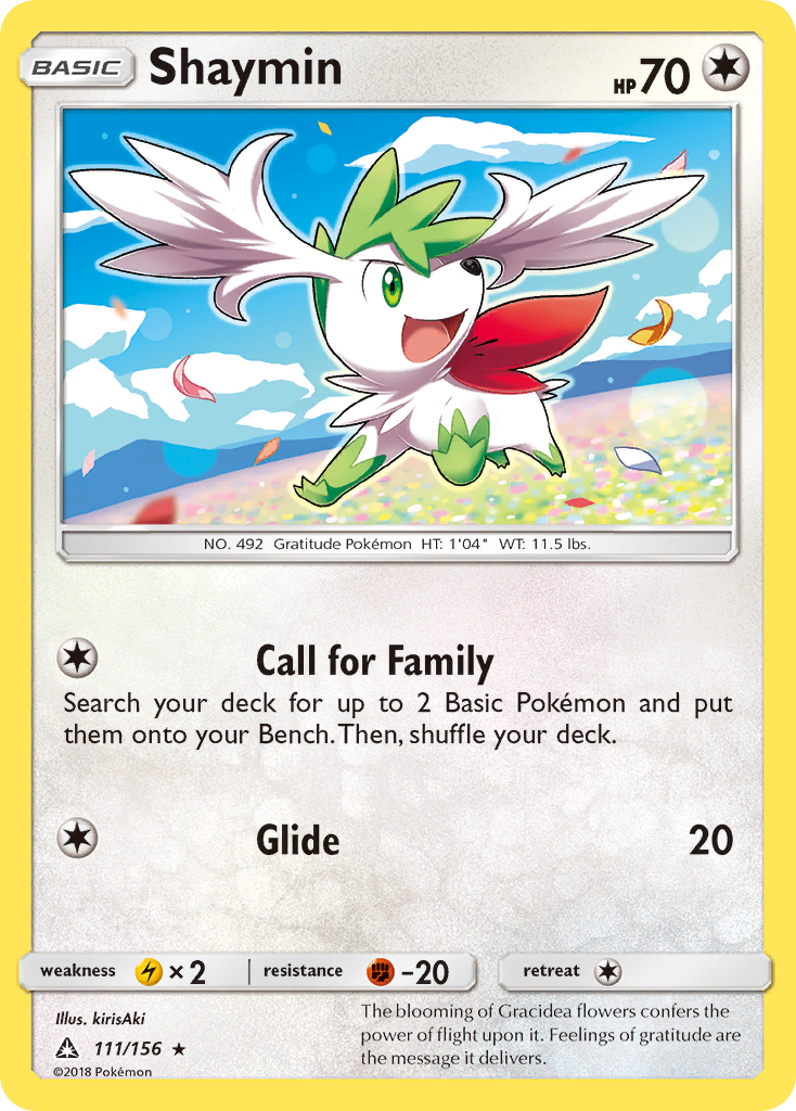 Shaymin - 111/156 - Ultra Prism SM5 - Rare