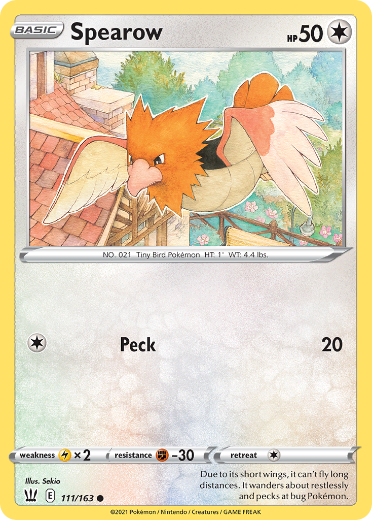 Spearow - 111/163 - Battle Styles SWSH5 - Common