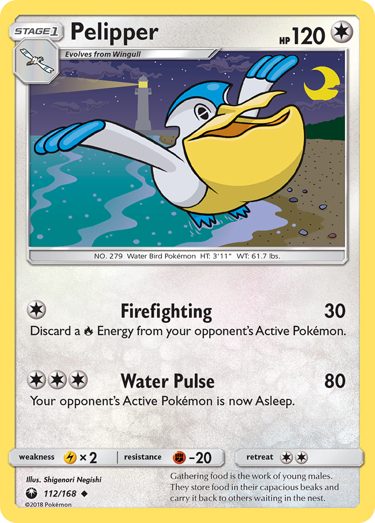 Pelipper - 112/168 - Celestial Storm SM7 - Uncommon
