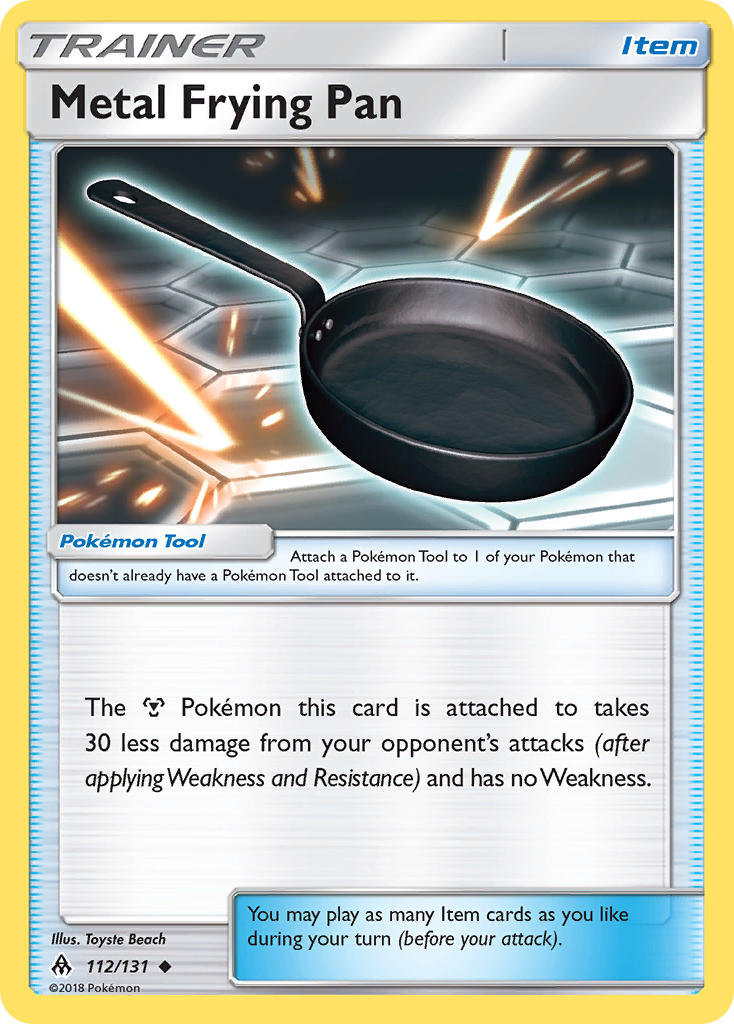 Metal Frying Pan - 112/131 - Forbidden Light SM6 - Uncommon