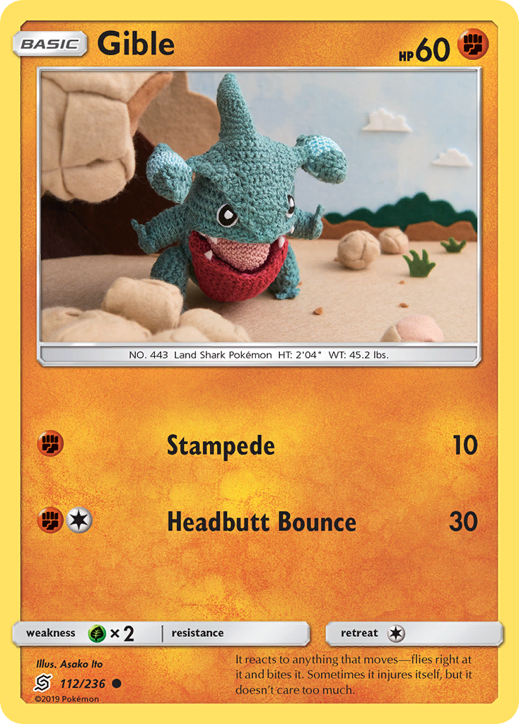 Gible - 112/236 - Unified Minds SM11 - Common
