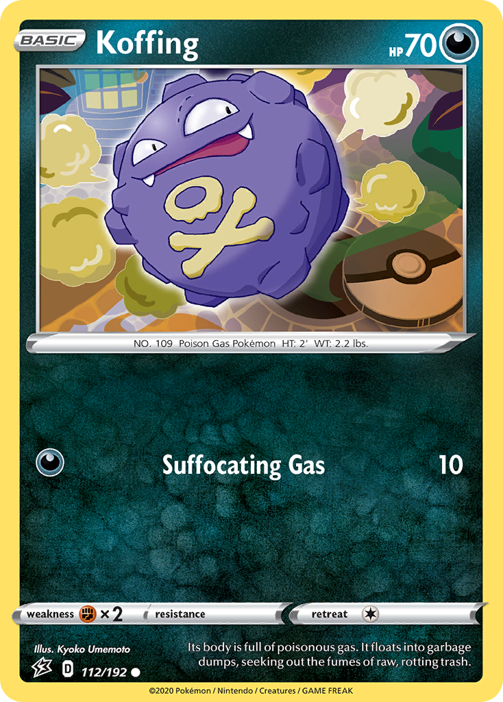 Koffing - 112/192 - Rebel Clash SWSH2 - Common
