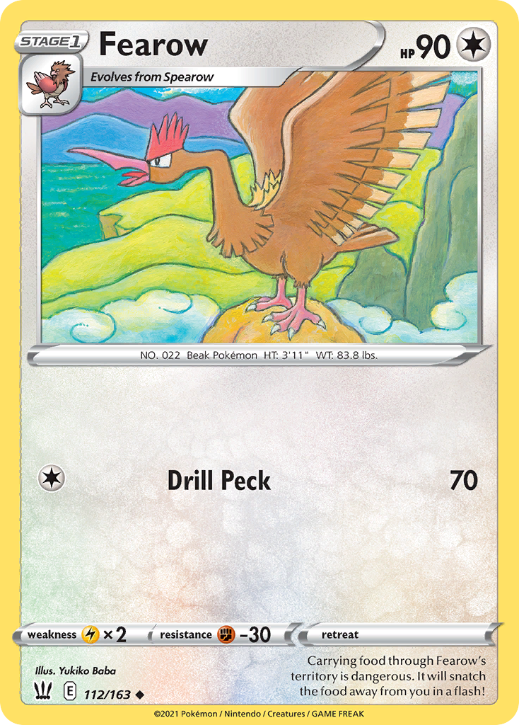 Fearow - 112/163 - Battle Styles SWSH5 - Uncommon