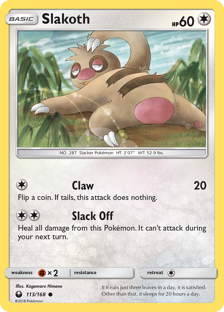 Slakoth - 113/168 - Celestial Storm SM7 - Common