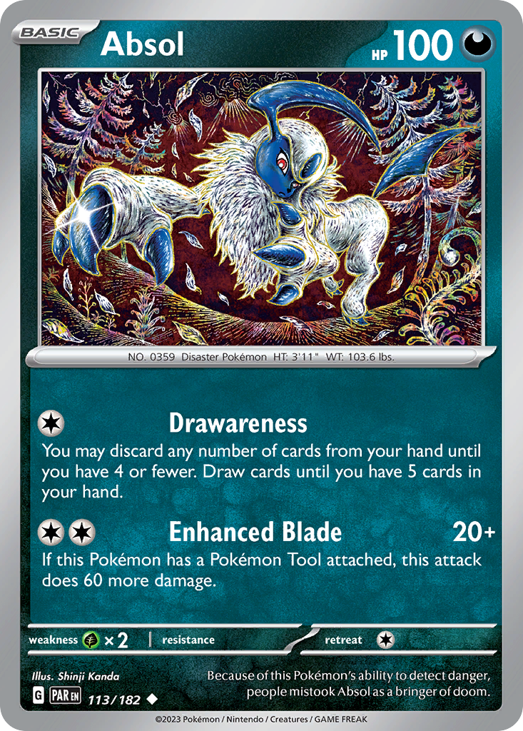 Absol - 113/182 - Paradox Rift SV4 - Uncommon